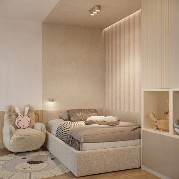 Sollux SL.2445 - Lampada da parete MODO 1xGX53/10W/230V taupe