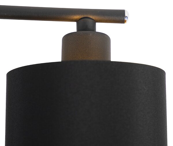 Lampada a sospensione intelligente nera regolabile con 6 Wifi B35 - Lofty