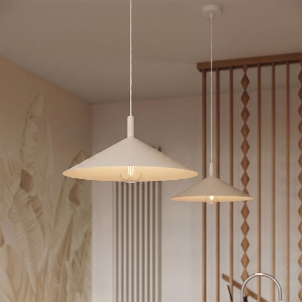 Sollux SL.2539 - Lampada a sospensione con cavo NOX 1xE27/15W/230V crema
