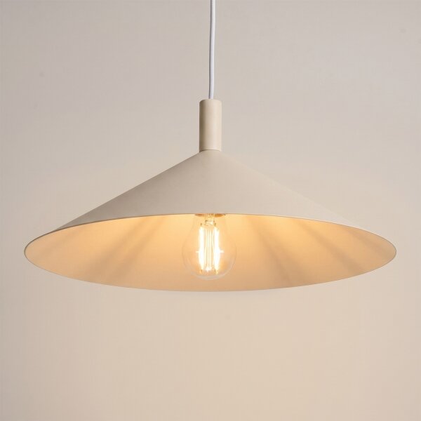 Sollux SL.2539 - Lampada a sospensione con cavo NOX 1xE27/15W/230V crema