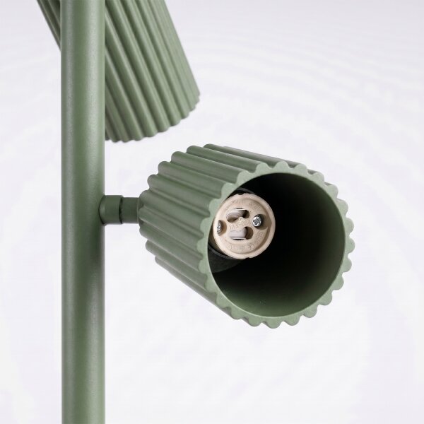 Sollux SL.2026 - Piantana KARBON 3xGU10/10W/230V verde