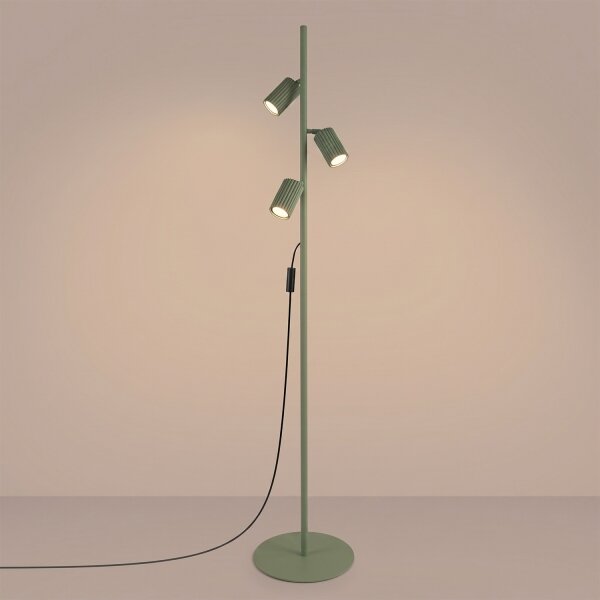 Sollux SL.2026 - Piantana KARBON 3xGU10/10W/230V verde