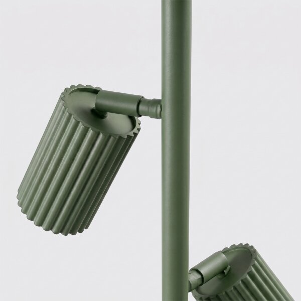 Sollux SL.2026 - Piantana KARBON 3xGU10/10W/230V verde