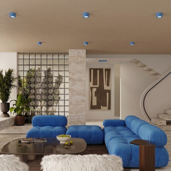 Sollux SL.2486 - Faretto MODO 1xGX53/10W/230V blu