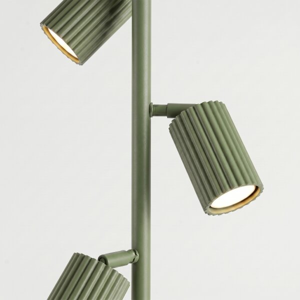 Sollux SL.2026 - Piantana KARBON 3xGU10/10W/230V verde