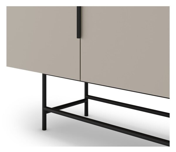 Cassettiera bassa crema 200x77,5 cm Eldia - Marckeric