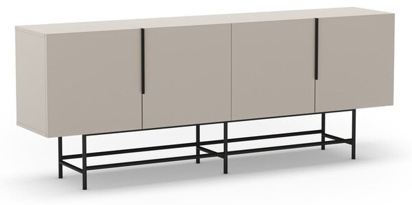 Cassettiera bassa crema 200x77,5 cm Eldia - Marckeric