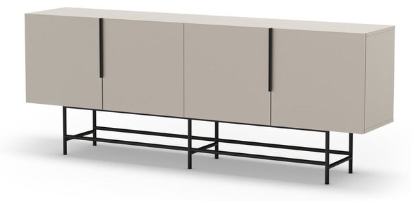 Cassettiera bassa crema 200x77,5 cm Eldia - Marckeric