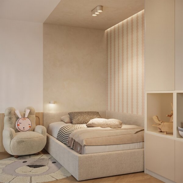 Sollux SL.2441 - Applique da parete MODO 1xGX53/10W/230V colore crema