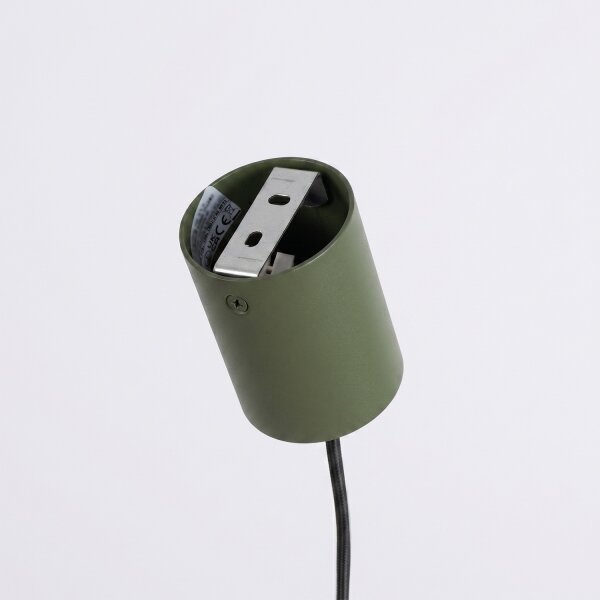 Sollux SL.2714 - Lampadario a cavo KARBON 4xGU10/10W/230V verde