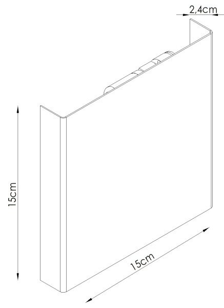 Sollux SL.2009 - Lampada da parete VANTA 2xG9/8W/230V bianca