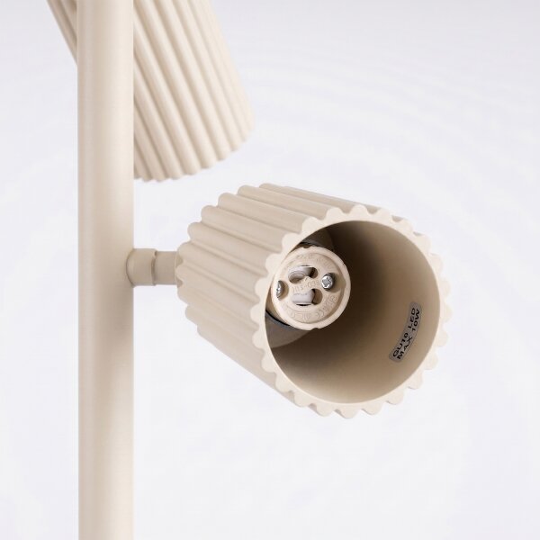 Sollux SL.2018 - Lampada da terra KARBON 3xGU10/10W/230V colore crema