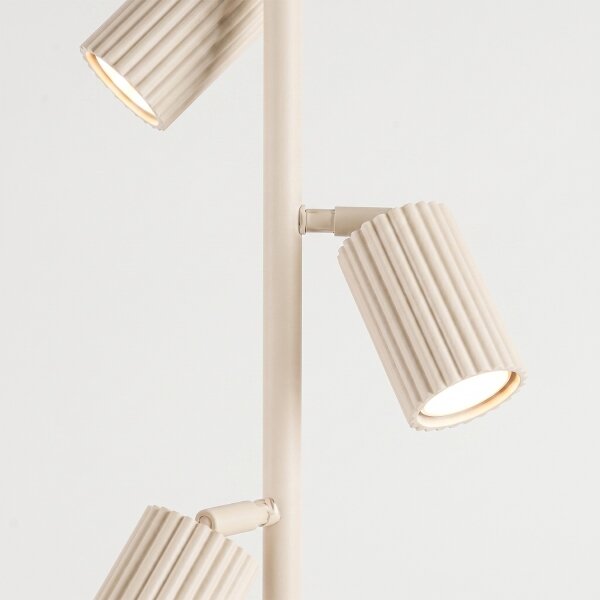 Sollux SL.2018 - Lampada da terra KARBON 3xGU10/10W/230V colore crema
