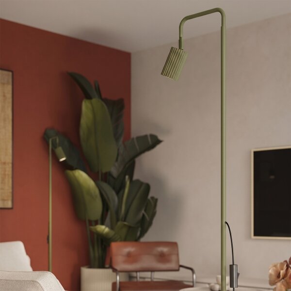Sollux SL.2025 - Lampada da terra KARBON 1xGU10/10W/230V verde