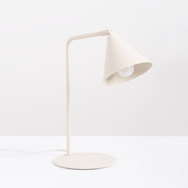 Sollux SL.2569 - Lampada da tavolo NOX 1xE14/10W/230V colore crema