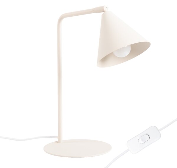 Sollux SL.2569 - Lampada da tavolo NOX 1xE14/10W/230V colore crema