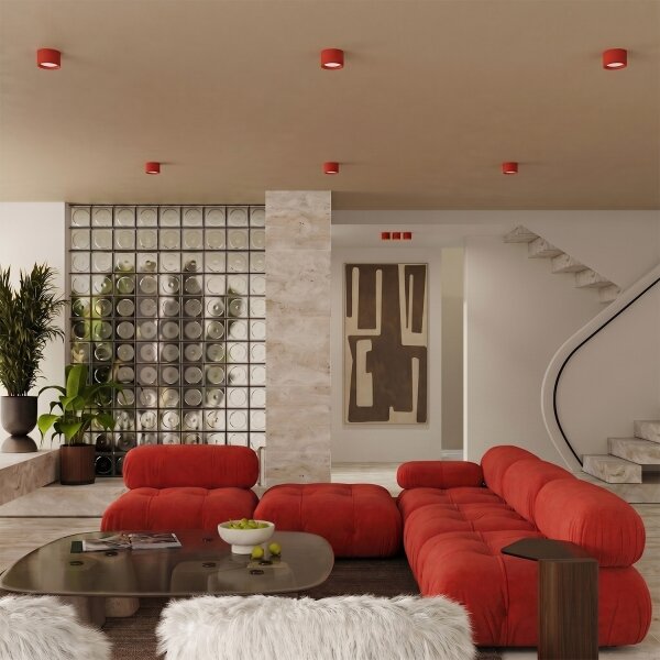 Sollux SL.2478 - Faretto MODO 1xGX53/10W/230V rosso