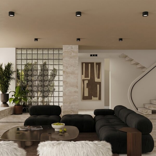 Sollux SL.2438 - Faretto MODO 1xGX53/10W/230V nero