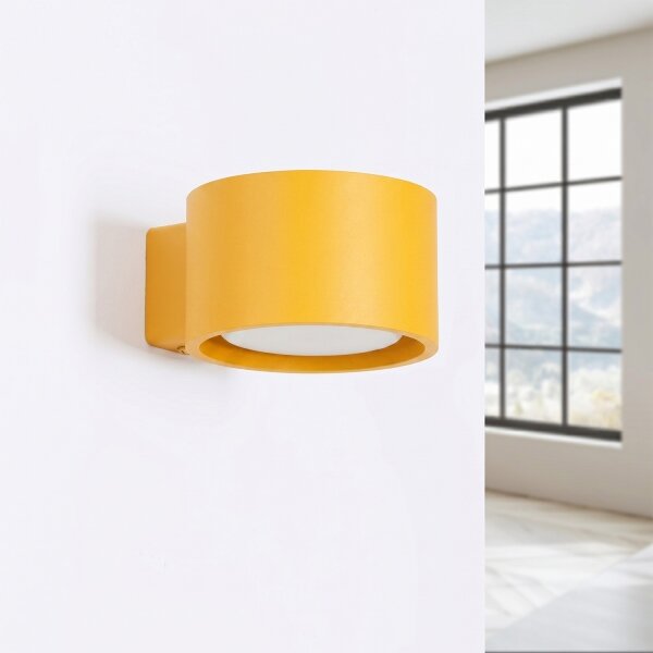 Sollux SL.2473 - Applique da parete MODO 1xGX53/10W/230V gialla