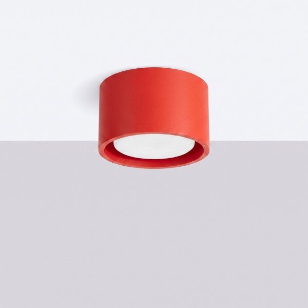 Sollux SL.2478 - Faretto MODO 1xGX53/10W/230V rosso