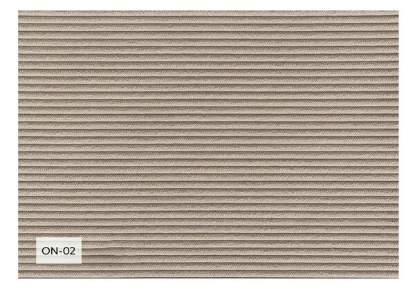 Divano letto angolare in velluto a coste beige (variabile) Lazy Lukka - Miuform
