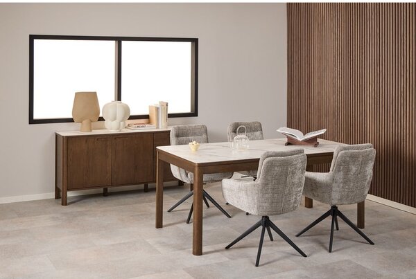Tavolo da pranzo con piano in ceramica 90x180 cm Southampton – Actona