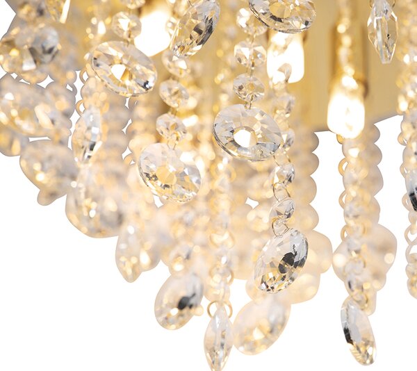 Lampadario classico oro/ottone 35 cm - Medusa