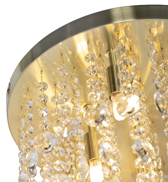 Lampadario classico oro/ottone 35 cm - Medusa
