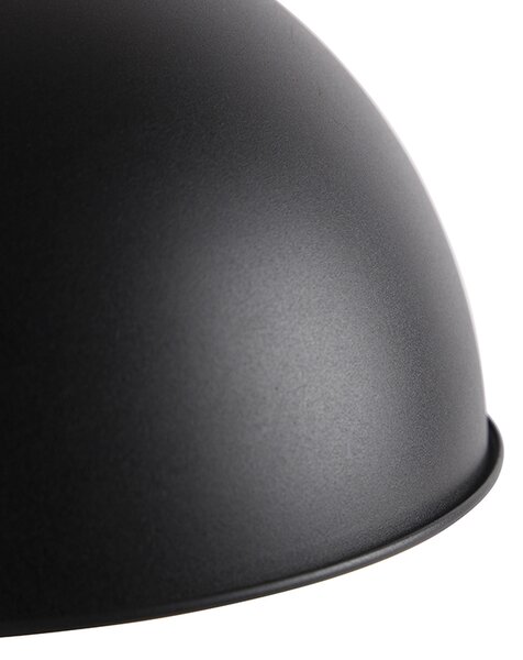 Lampada da tavolo retrò nera con oro - Magnax