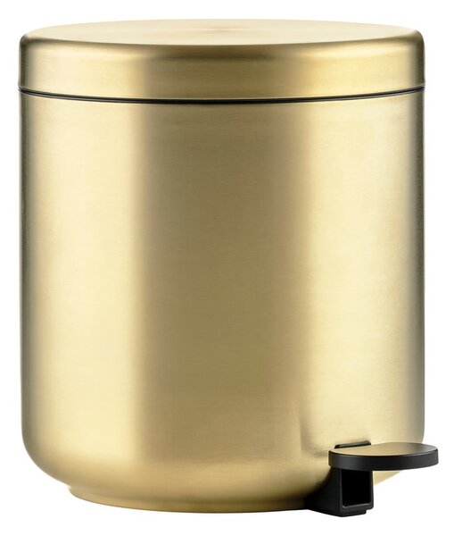 Cestino per la spazzatura color ottone in acciaio inox con pedale 4 l Ume Brass – Zone