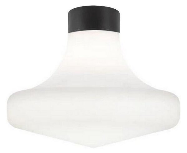 Ideal Lux - Plafoniera da esterno CLIO 1xE27/42W/230V IP44 nera