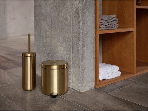 Cestino per la spazzatura color ottone in acciaio inox con pedale 4 l Ume Brass – Zone