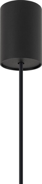 Lampada a sospensione HERMANOS nera 1xGU10x10W in metallo, dimensioni: 130x15,5x15,5 cm, IP20, Nowodvorski Lighting
