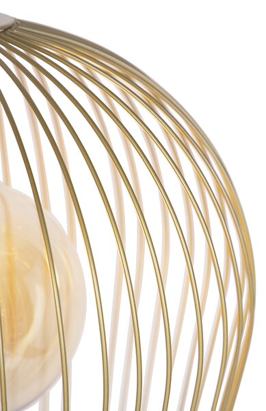Lampada a sospensione di design dorata - Wire Ario