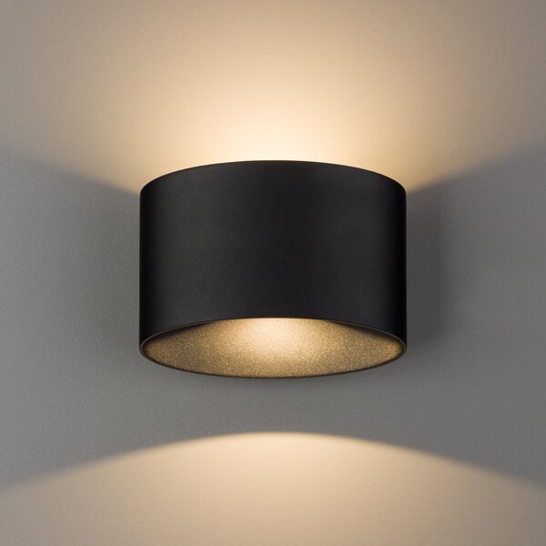 Nowodvorski ELLIPSES 8182 Lampada da parete a LED in alluminio, nero