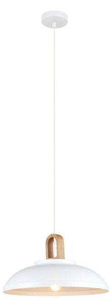 Italux Danito, moderna lampada a sospensione bianca MDM3153/1L W