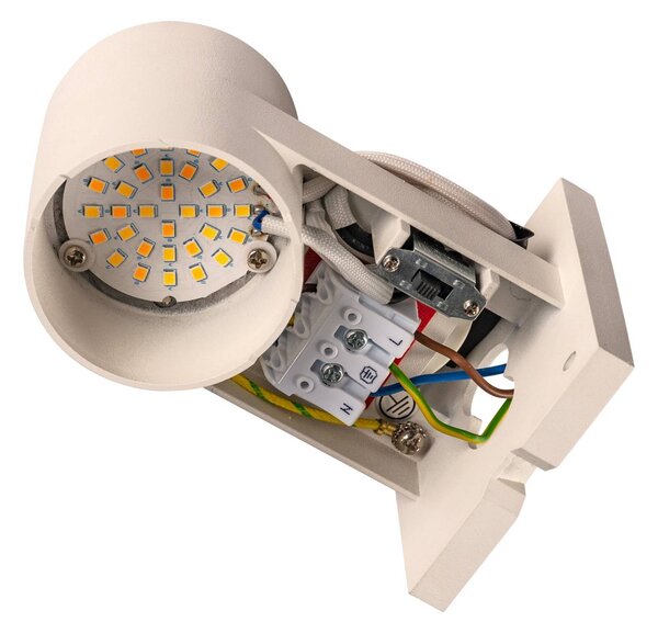 SLV Rusty applique LED da esterni up/down cilindro Rusty, dimmerabile, Marrone / Ruggine, Metallo, Moderno