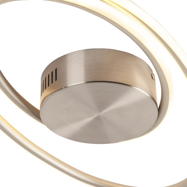 Plafoniera di design in acciaio con LED a 3 livelli di dimmerazione - Rowan