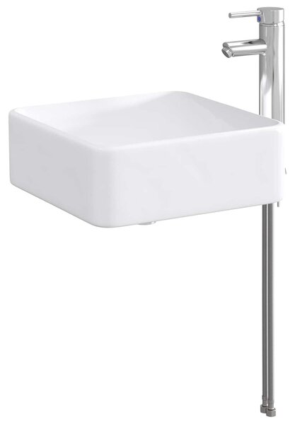 Lavabo da bagno Cromato 36,5 x 36,5 x 13 cm Metallo