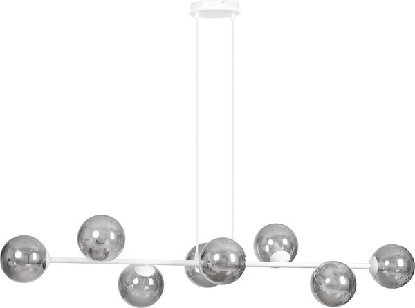 Lampadario Emibig 8xE14 40W ROSSI 8 WH/SR 878/8