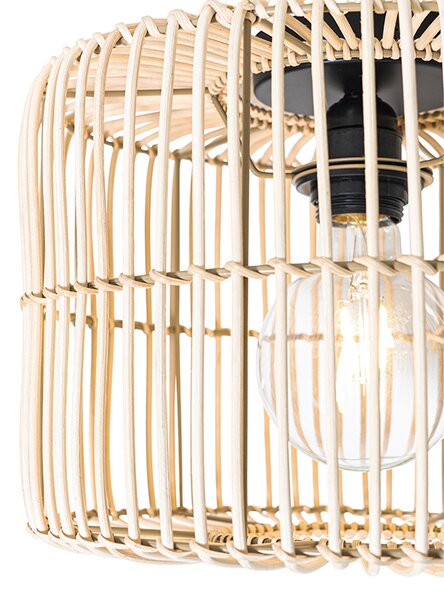 Plafoniera orientale in rattan - Maud