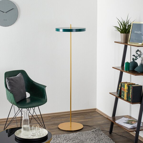 Lampada da terra UMAGE, Asteria Floor, dimmerabile, Verde, Soggiorno, Metallo, Design