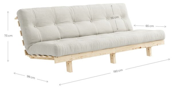 Divano variabile Blu petrolio Lean Raw - Karup Design