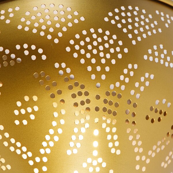 Lampada da parete orientale oro - Zayn