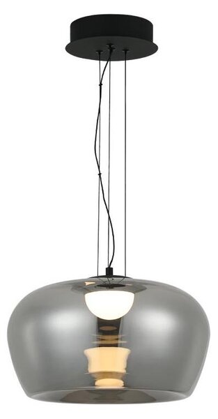 Lampadario LED a sospensione su cavo NADIA LED/20W/230V fumé/nero