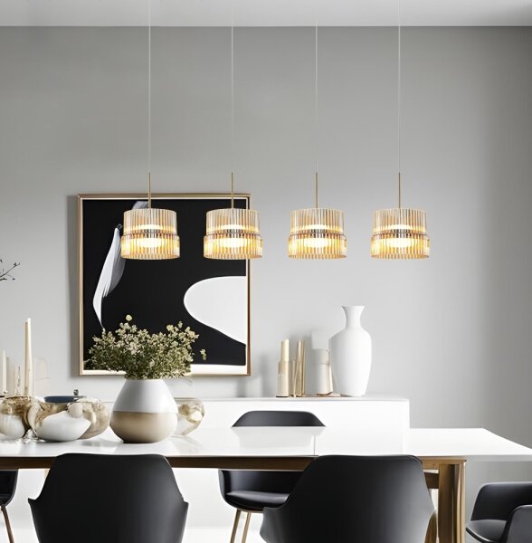 Lampadario LED su cavo LUXE LED/46W/230V ottone