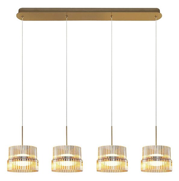 Lampadario LED su cavo LUXE LED/46W/230V ottone