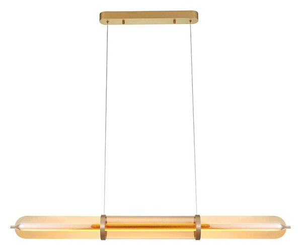 Lampadario LED sospeso con cavo ELIANA LED/34W/230V dorato