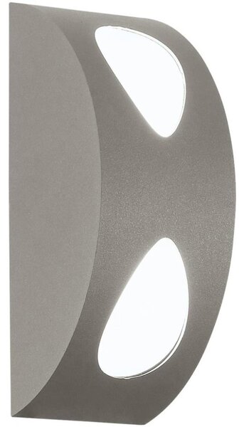 EGLO 91095 - Lampada LED da esterno MORINO 2xLED/4,76W argento