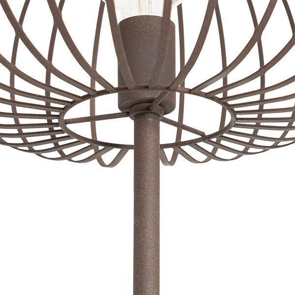 Lampada da terra di design marrone ruggine - Johanna